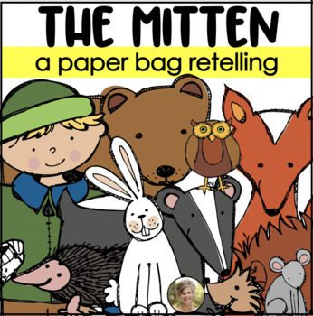 Preview of The Mitten Retelling Paper Bag Activity Kindergarten & First Sequencing