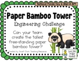 Paper Bamboo Tower - March Holidays - STEM Engineering Challenge
