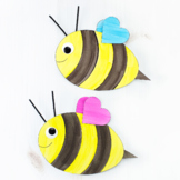 Paper Bee Craft (Summer)