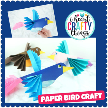 Preview of Paper Bird Craft Activity