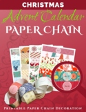 Paper Chain Dated Advent Calendar Printable