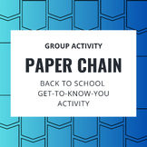 Paper Chain Get to Know You Collaborative Group Activity