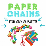 Paper Chains Group Activity for Any Subject Cooperative Learning
