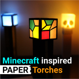 Paper Circuit: Minecraft Inspired Paper Torch -  Creative 
