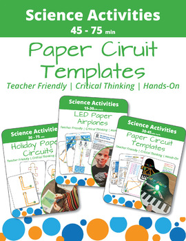 Preview of Paper Circuit Templates - Growing Bundle!