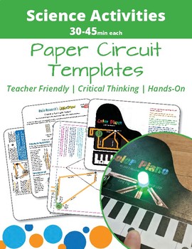 Preview of Paper Circuits Template Starter Pack