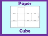 Paper Cube Dice Template