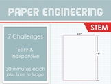 Paper Engineering: 7 Quick and Easy STEM Challenges