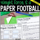 Paper Football Activity | Weight and Force Experiment | Fo