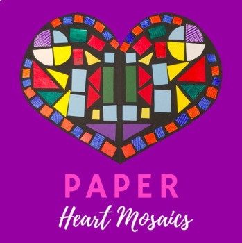 Preview of Paper Heart Mosaics (Symmetry)