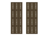 Paper Hershey's Bar for Fraction Activity