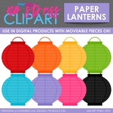 Paper Lanterns Clip Art (Digital Use Ok!)