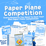 Paper Plane Challenge- Airplane STEM Competition Contest P