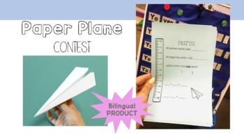 Preview of Paper Plane Contest STEM and Measurement