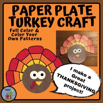 paper plate crafts thanksgiving