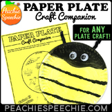 Paper Plate Articulation and Language Activities