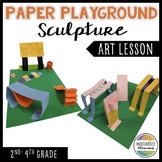 Paper Playground Sculpture Art Lesson