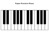 Paper Practice Piano Handout