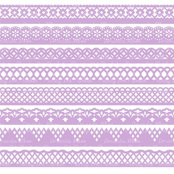 Paper Punch Lavender Borders Clipart & Vectors - Border Clip Art, Page ...