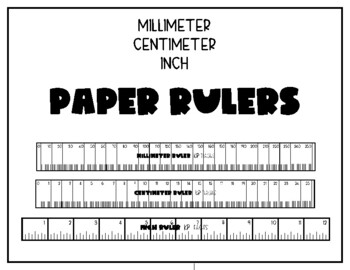printable ruler cm teaching resources teachers pay teachers