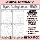 Paper Sewing Pivoting & Curves Practice + Lesson | Sewing 