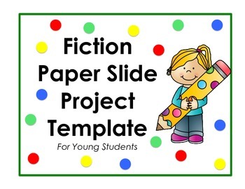 Preview of Paper Slide Presentation Template for Young Students
