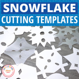 January Winter Snowflake Crafts Printable - Paper Snowflak