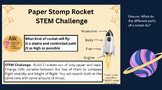 Paper Stomp Rocket STEM Challenge