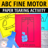 Alphabet Letter A - Z Crafts - Paper Tearing Alphabet Fine