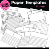 Paper Templates {Clipart}