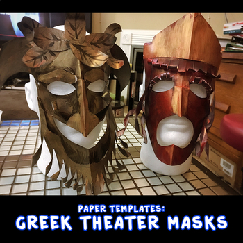 Preview of Paper Templates for Greek Theatre Masks