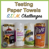 Paper Towel Absorbency Experiment and Strength Test