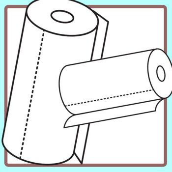 paper towel roll clipart