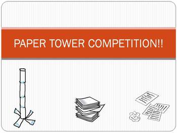 Preview of Paper Tower Competition!