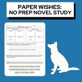 Paper Wishes: No Prep Novel Study