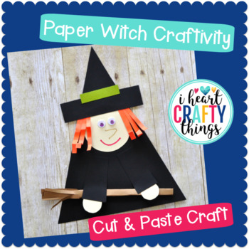 Paper Witch Halloween Craftivity Room On The Broom Craft