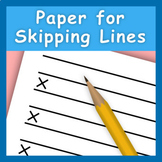 Paper for Skipping Lines