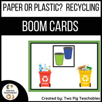 Preview of Paper or Plastic? Recycling BOOM™ Cards