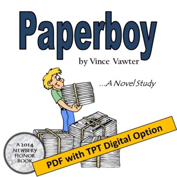 Preview of Paperboy, by Vince Vawter: A PDF and Easel Digital Novel Study