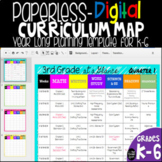 Paperless Digital Curriculum Map Template to use with Goog