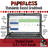 Paperless Digital Standards Based Gradebook - 2nd Grade BUNDLE