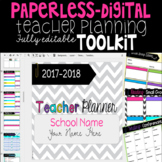 Brights Digital Teacher Planner Toolkit to use with Google Drive