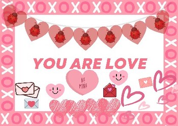 Preview of Papier numerique de Valentine day love