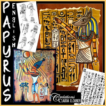 Preview of Papyrus: Egyptian Art, Art Lesson Plan