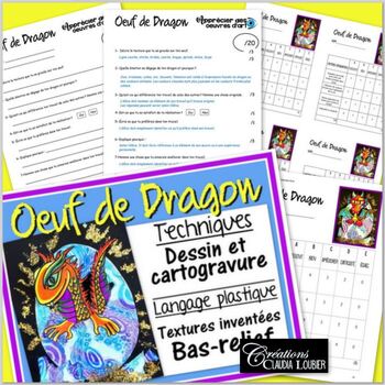 Paques Oeuf De Dragon Arts Plastiques By Art With Creations Claudia Loubier