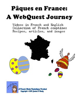 Preview of Pâques en France - A WebQuest Journey