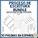 Spanish Writing Activities 2nd 3rd Grade Bundle Writing Process