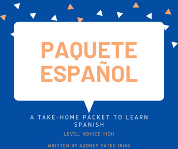 Preview of Paquete Español: A Take-Home Packet to Learn Spanish