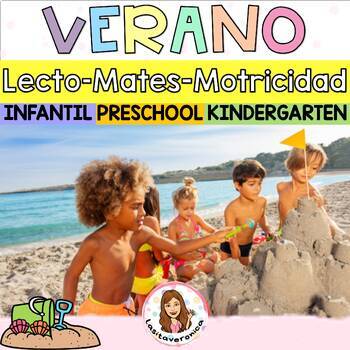 Preview of Paquete Verano / Summer Bundle. Literacy. Math. Fine Motor. Spanish