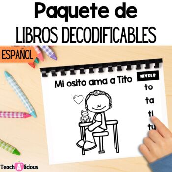 Preview of Paquete de Libros Decodificables | Decodable books in Spanish